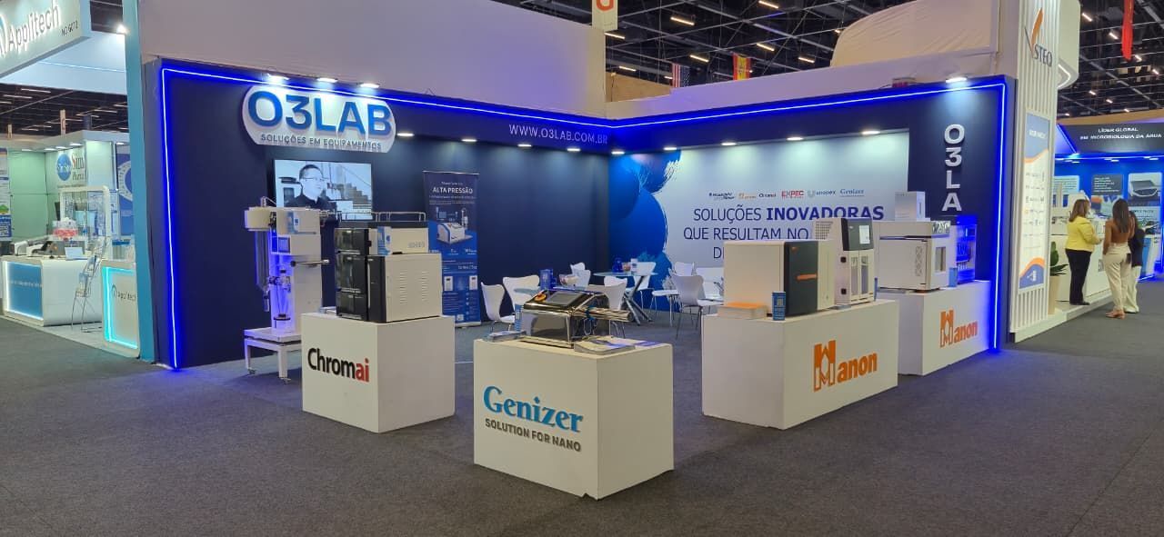 Stand da O3LAB na Analitica